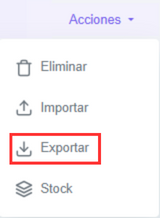 Exportar