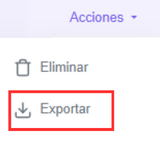 Exportar