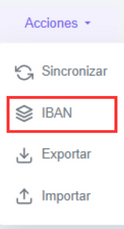 Acción de IBAN