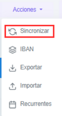 Acción de Sincronizar