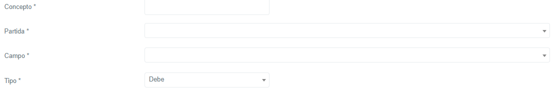 Crear Concepto de Nómina.
