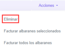 Eliminar
