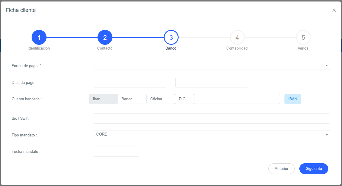 Paso 3 ficha Cliente