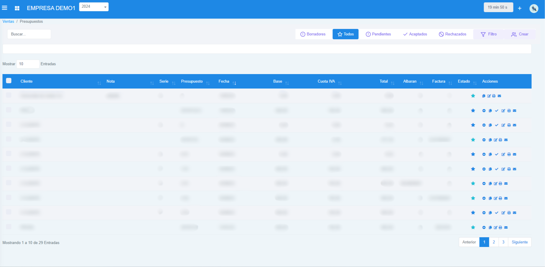 Información Presupuestos