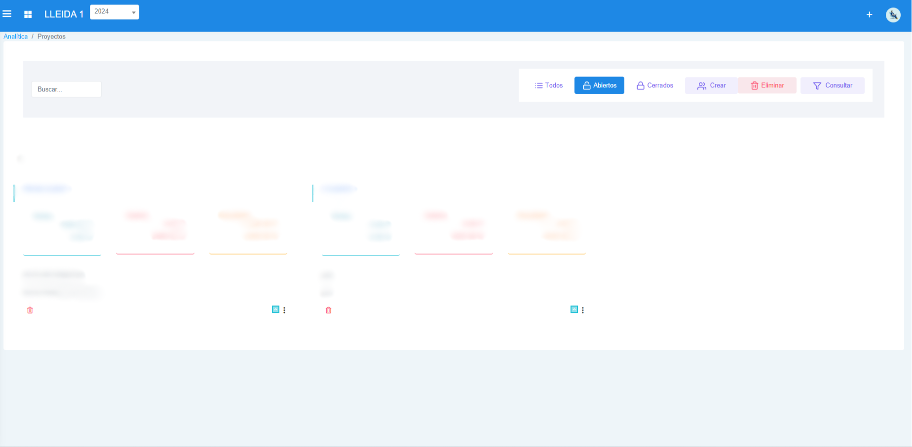 Información Proyectos
