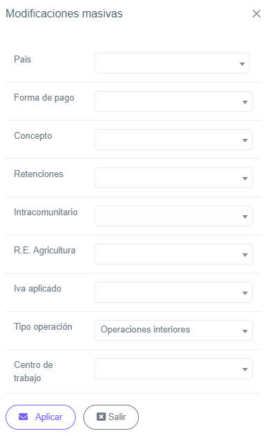 Modificaciones Masivas 2