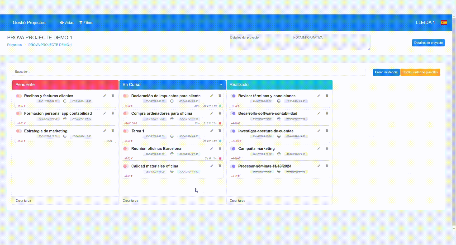 Gif de mover tareas.