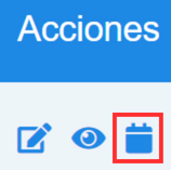 Acción de ver periodos de facturación.